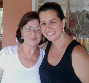 Zulmira Germigniani e a filha Valeria Pedroso