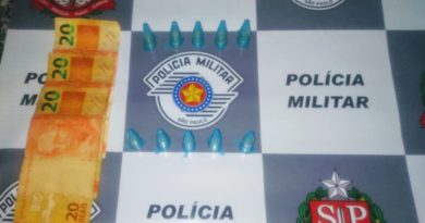 Polícia Militar prende traficante em Salto Polícia Militar prende traficante em Salto