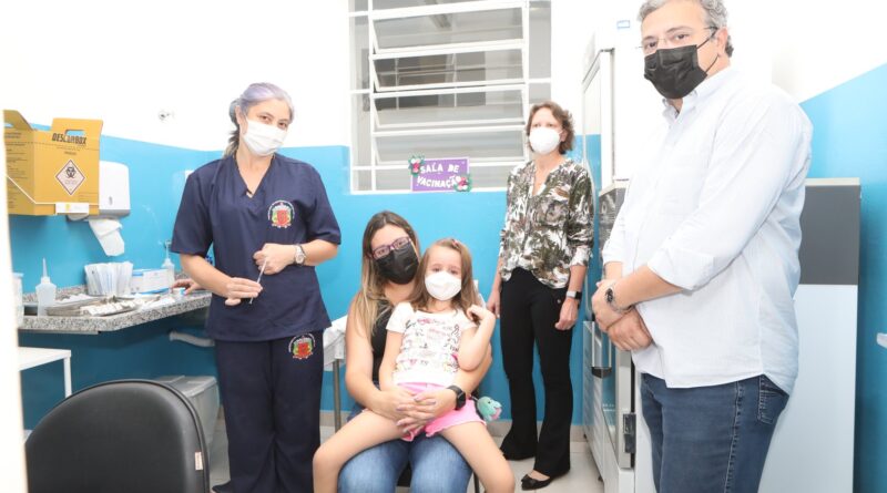 Vacinação contra a Covid-19 para o público infantil é iniciada em Itu