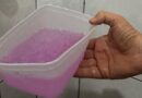Moradores de Itu recebem água rosa e CIS orienta descarte