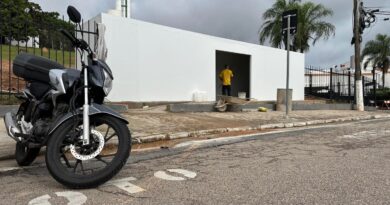 Iniciada instalação de Espaço Motoboy ao lado do Plaza Shopping Itu