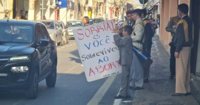Campanha contra o aborto ocorre nas ruas centrais de Itu