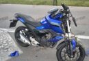 Motociclista fica ferido após colisão na Rodovia Santos Dumont